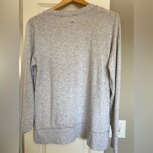 Alo Yoga Crew Sweatshirt - Hi Low Slit Detail